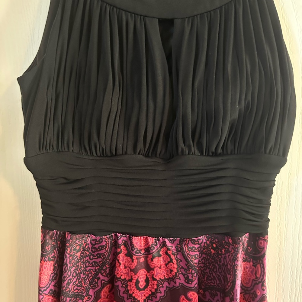 Signature by Sangria High Low Dress Size S Black/Red. Prom - Picture 4 of 6